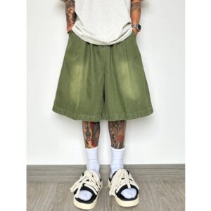 Men Vintage Denim Shorts